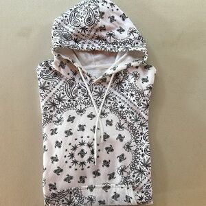 Eighty Eight Paisley Print Hoodie (L)